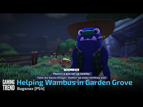 Helping Wambus in Garden Grove - Bugsnax [PS4] - [Gaming Trend]