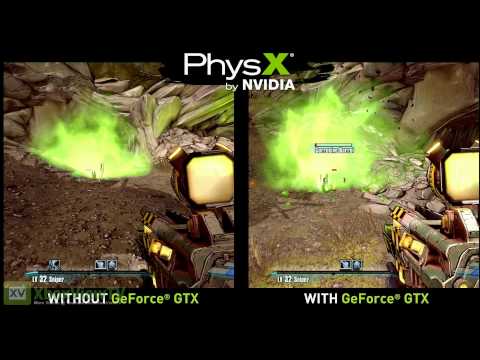 Borderlands 2 | &quot;PhysX&quot; Gameplay Comparison Trailer | 2012 | FULL HD