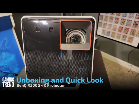 Unboxing and Quick Look at the BenQ X300G 4K Projector