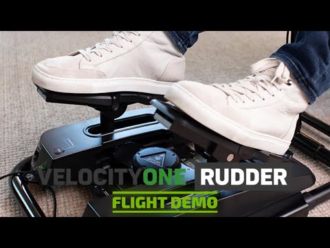 Turtle Beach Velocity One Rudder Pedals - Flight Demonstration [Gaming Trend]