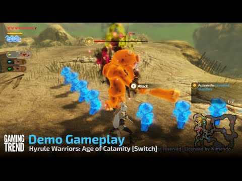 Hyrule Warriors: Age of Calamity Demo Gameplay - Switch [Gaming Trend]