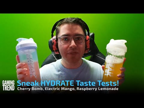 NEW Sneak HYDRATE Taste Testing - Cherry BOMB, ELECTRIC Mango, Raspberry Lemonade!