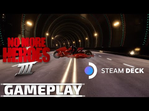 No More Heroes 3 Steam Deck Gameplay - PC [Gaming Trend]