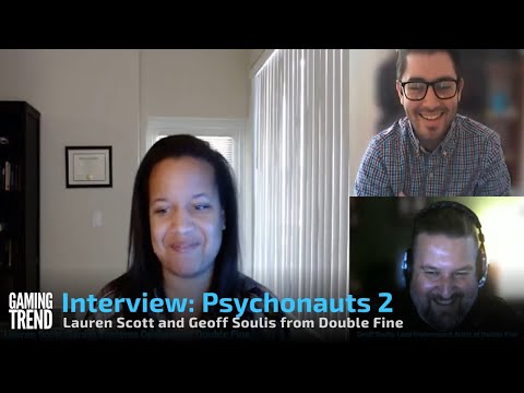 Interview with Lauren Scott and Geoff Soulis from Double Fine! - Psychonauts 2 - Gaming Trend
