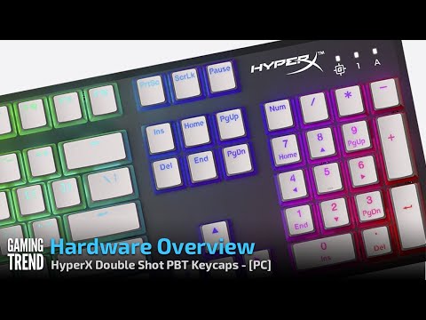 HyperX Double Shot PBT Keycaps Overview - PC [Gaming Trend]