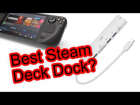 Monoprice 7 in 1 USB C 4K Adapter - Best Steam Deck Dock? [Gaming Trend]