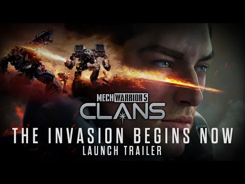 MechWarrior 5: Clans - The Invasion Begins Now - launch trailer