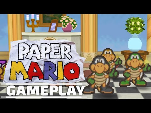 Paper Mario Gameplay - Virtual Console [Gaming Trend]