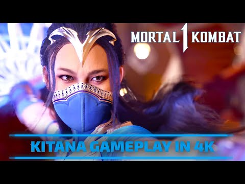 Mortal Kombat 1 (2023) 4K Gameplay of Kitana at SGF 2023