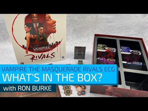 Vampire the Masquerade Rivals CCG - What&#039;s in the Box? [Gaming Trend]
