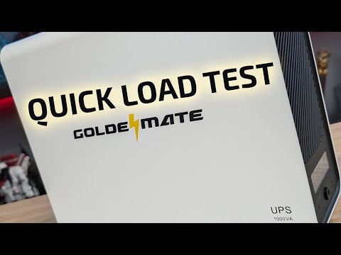 Goldenmate 1000va / 800W UPS Load Test