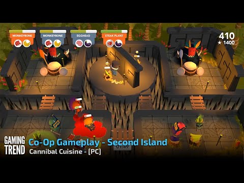 Cannibal Cuisine - Co-Op Gameplay - Second Island - PC [Gaming Trend]