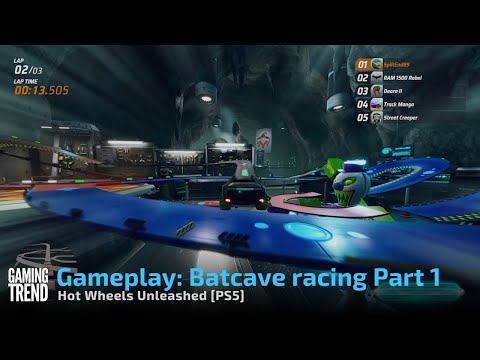 Hot Wheels Unleashed Gameplay: Batcave racing Part 1 [PC] - [Gaming Trend]