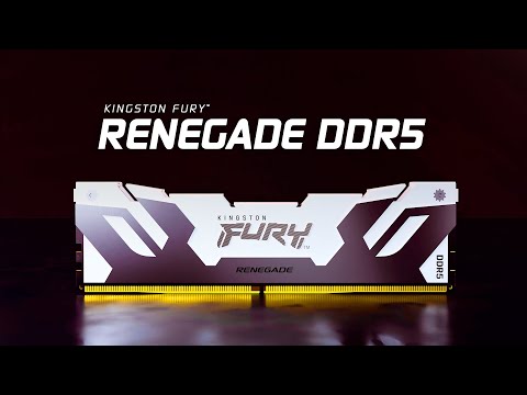 DDR5 Memory with speeds up to 7200MT/s – Kingston FURY Renegade