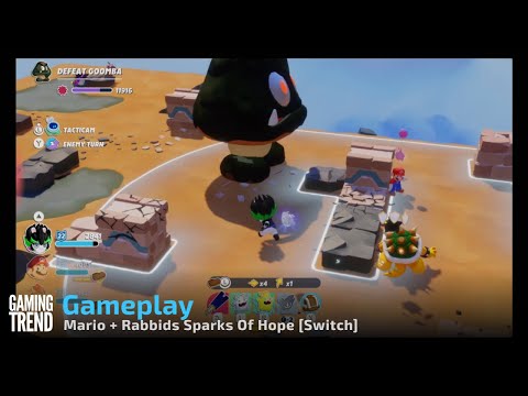 Mario + Rabbids Sparks Of Hope gameplay on Nintendo Switch [Gaming Trend]