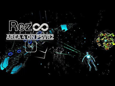 Rez Infinite on PSVR2 - Area 4 [Gaming Trend]