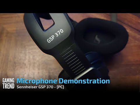 Sennheiser GSP 370 Microphone Demonstration - PC [Gaming Trend]