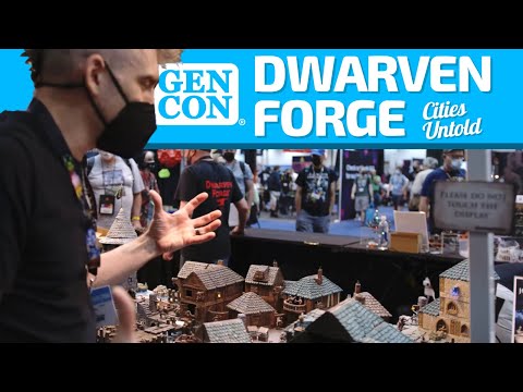 A tease of Cities Untold with Dwarven Forge⏤Gen Con 2022
