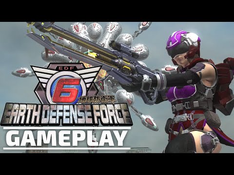 Earth Defense Force 6 Gameplay - PC [GamingTrend]