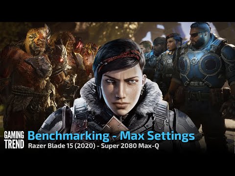 Gears 5 - Razer Blade 15 2080 Super Max Q benchmark [Gaming Trend]
