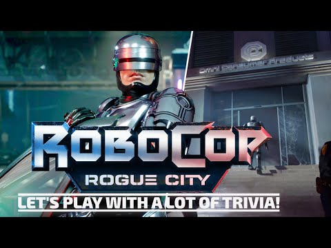 Let&#039;s Play Robocop Rogue City on PC with a LOT of Trivia