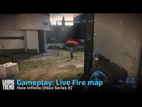 Halo Infinite Gameplay on Xbox Series X - Live Fire map - [Gaming Trend]