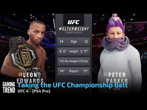 UFC 4 - Taking the Championship Belt - PS4 Pro Video [Gaming Trend]