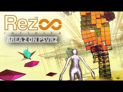 Rez Infinite on PSVR2 - Area 2 [Gaming Trend]