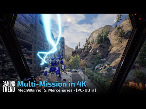 Mechwarrior 5 Mercenaries - Multi-Mission in 4K Ultra - PC [Gaming Trend]