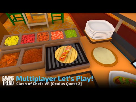 Clash of Chefs VR Multiplayer Gameplay HTC Vive [Gaming Trend]