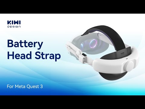 KIWI design Battery Head Strap For Quest 3 | Power Up Your Quest 3