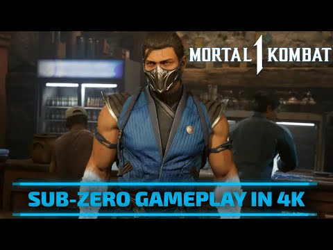 Mortal Kombat 1 (2023) 4K Gameplay of Sub-Zero at SGF 2023