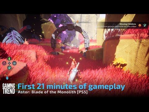 Astor: Blade of the Monolith - First 21 minutes of gameplay on PS5