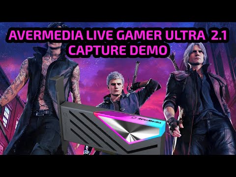 AverMedia Live Gamer 4K 2.1 1440p 120 Hz capture demo