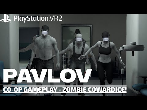 Pavlov VR - Zombie bunker and hospital gameplay and pure cowardice [PSVR2]