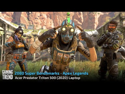 Acer Triton 500 (2020) Laptop - With and Without Turbo Benchmark - Apex Legends [Gaming Trend]