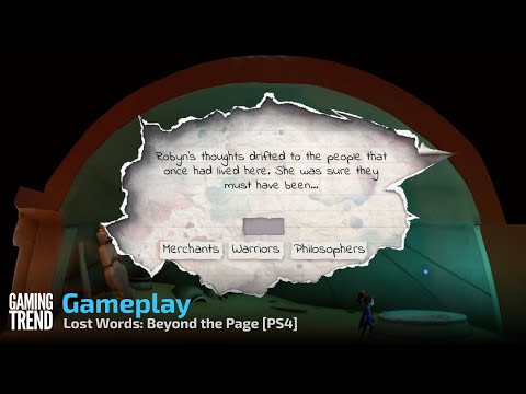 Lost Words: Beyond the Page Gameplay - PS4 [Gaming Trend]