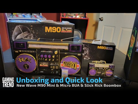 New Wave&#039;s M90 Mini and Micro Bua &amp; Slick Rick Boombox Unboxing