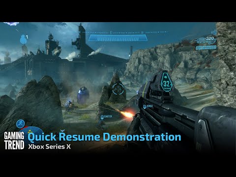 Xbox Series X - Quick Resume Demonstration [Gaming Trend]
