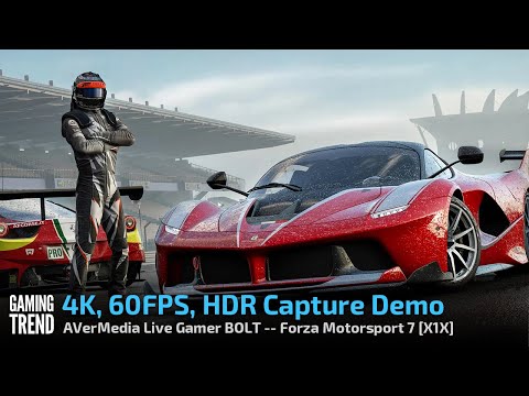 AVerMedia Live Gamer BOLT - 4K 60 HDR Capture Demo - Forza Motorsport 7 - X1X [Gaming Trend]