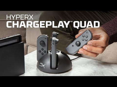 Joy-Con™ Charging Station for Nintendo Switch – HyperX ChargePlay™ Quad