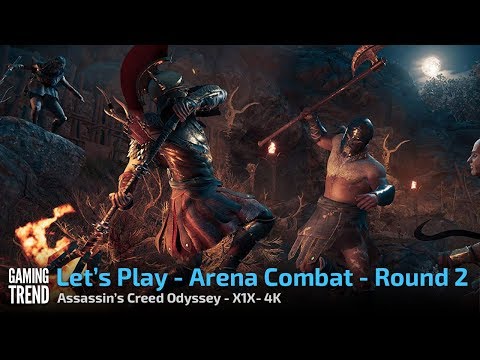 Assassin&#039;s Creed Odyssey - Arena Round 2 - X1X 4K [Gaming Trend]