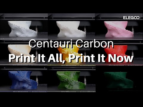 Print it all, print it now. Endless possibilities with Centauri Carbon&#039;s advanced hardware.