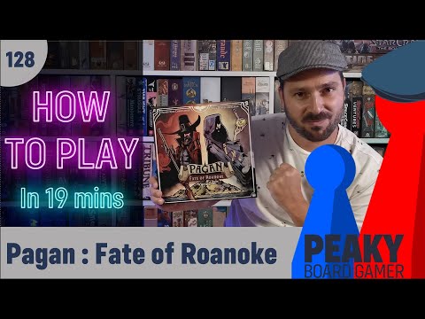 How to play Pagan Fate of Roanoke board game - Full teach + Visuals - Peaky Boardgamer