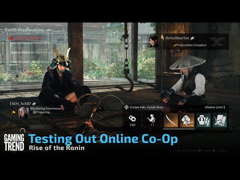 Rise of the Ronin - Testing Out Online Co-Op