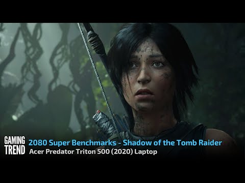 Acer Triton 500 Laptop - With and Without Turbo Benchmark - Shadow of the Tomb Raider [Gaming Trend]