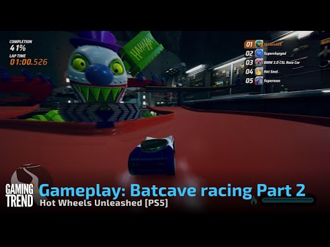 Hot Wheels Unleashed Gameplay: Batcave racing Part 2 [PC] - [Gaming Trend]