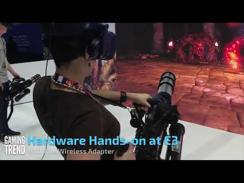 HTC Vive Wireless Adapter - E3 2018 Hands On Preview [Gaming Trend]