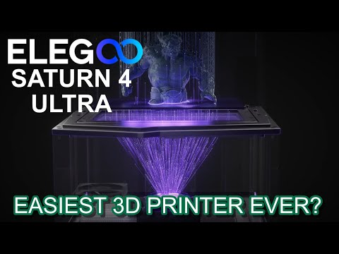 Saturn 4 Ultra Unboxing Review and Print Test Best 3D Printer To Date