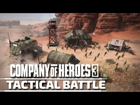Company of Heroes 3 - Tactical Battle View - Italy Campaign [Gaming Trend]
